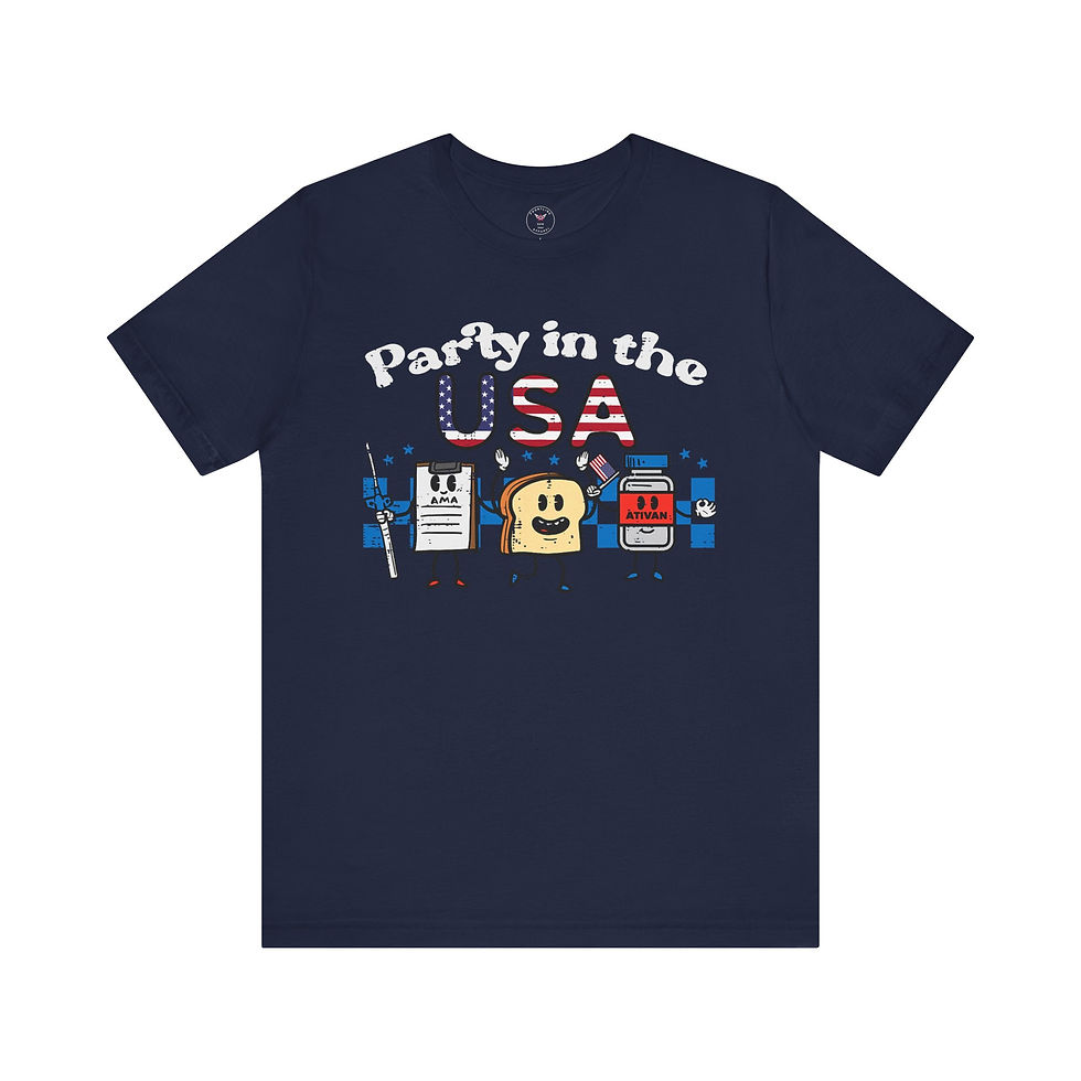 Thumbnail: Nurse Party In The USA Unisex Jersey Short Sleeve Tee