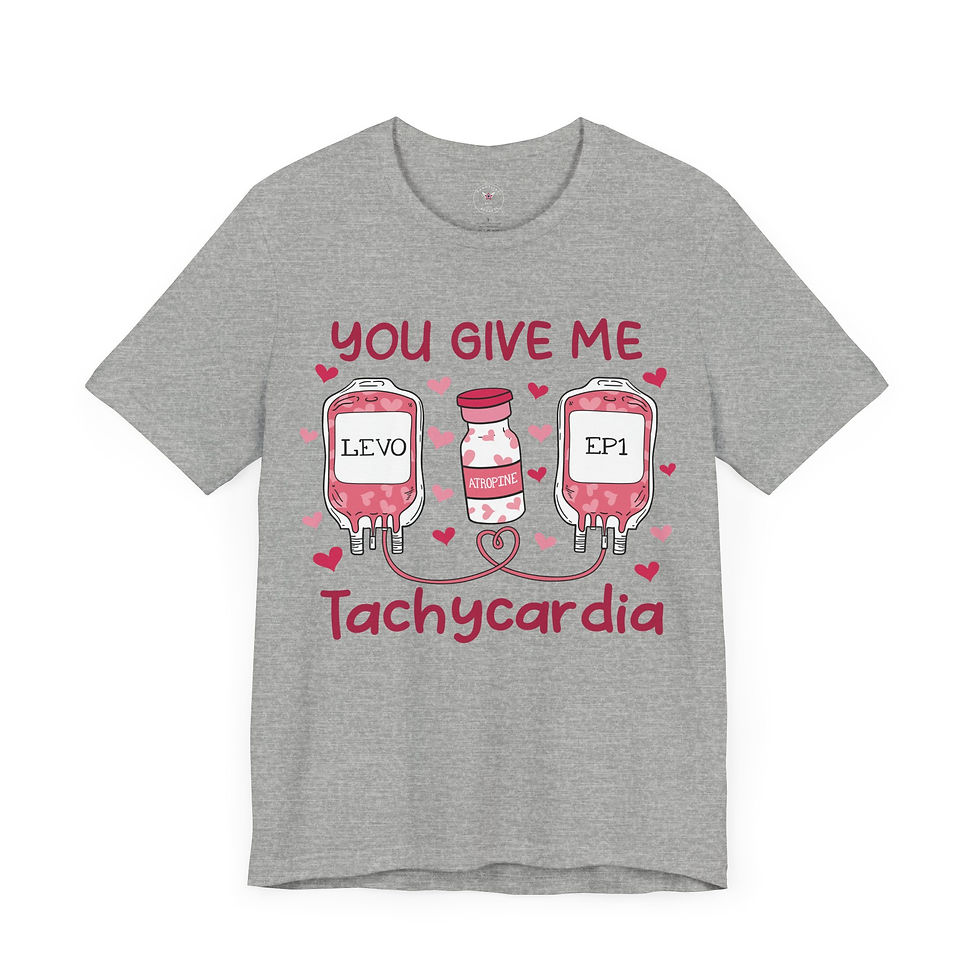 Miniatura: You Give Me Tachycardia Unisex Jersey Short Sleeve Tee