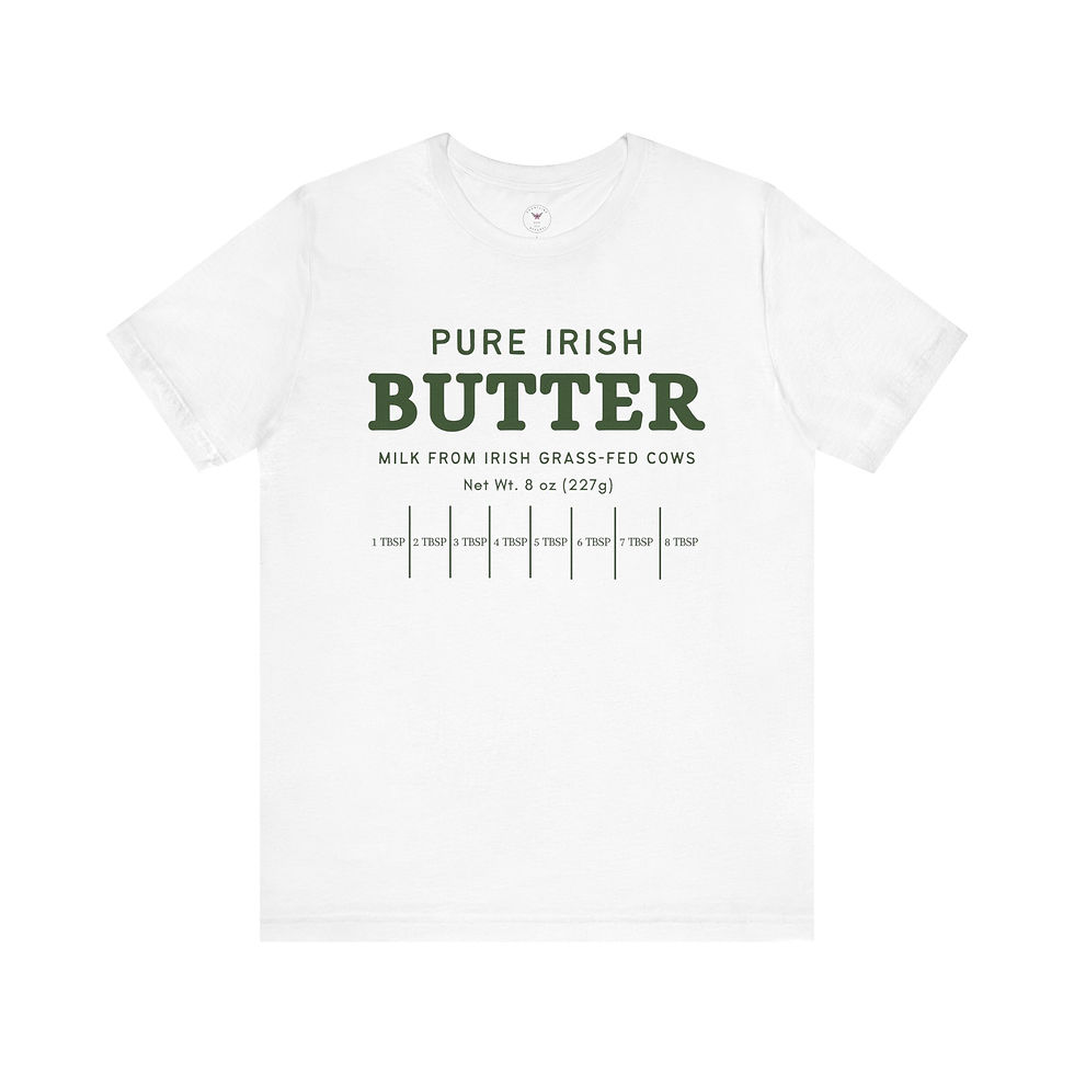 Pure Irish Butter Unisex Jersey Short Sleeve Tee