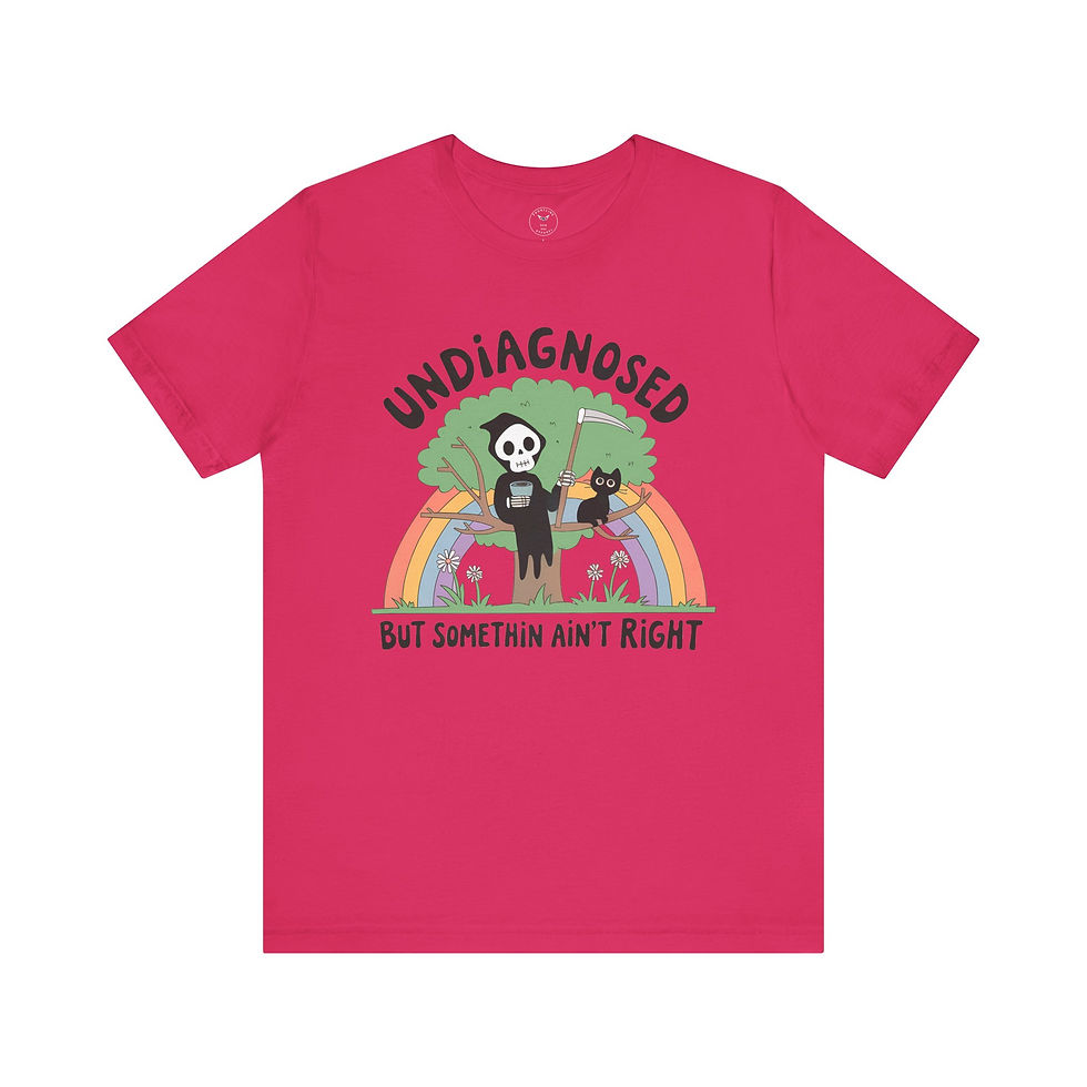 Miniatura: Undiagnosed Unisex Jersey Short Sleeve Tee