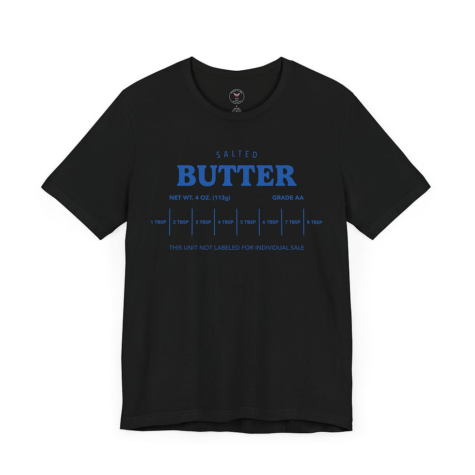 Miniatura: Salted Butter Unisex Jersey Short Sleeve Tee