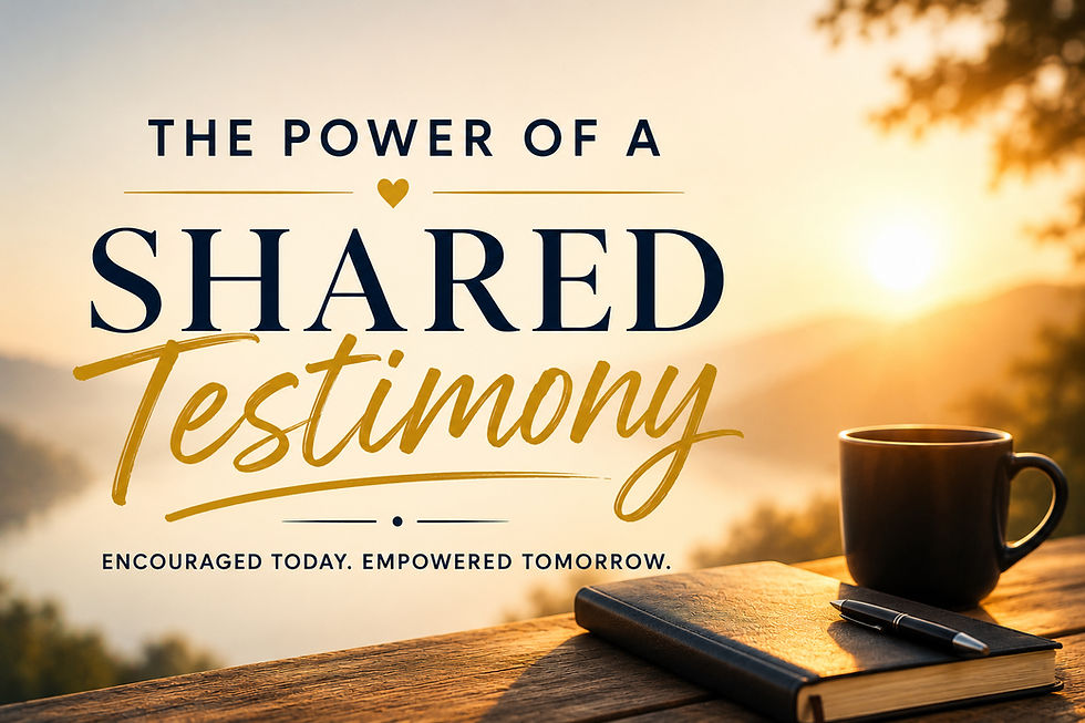 The Power of a Shared Testimony: How God Encourages Us Through Other People’s Stories