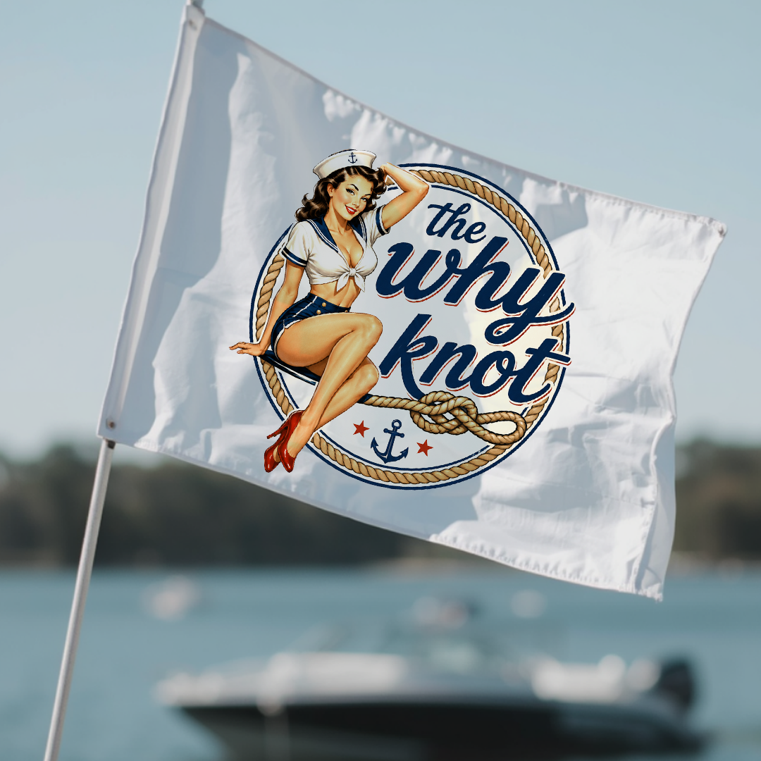 Boat Flag with Custom Logo