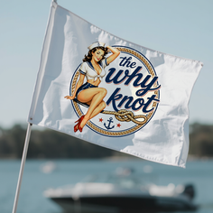 Boat Flag with Custom Logo