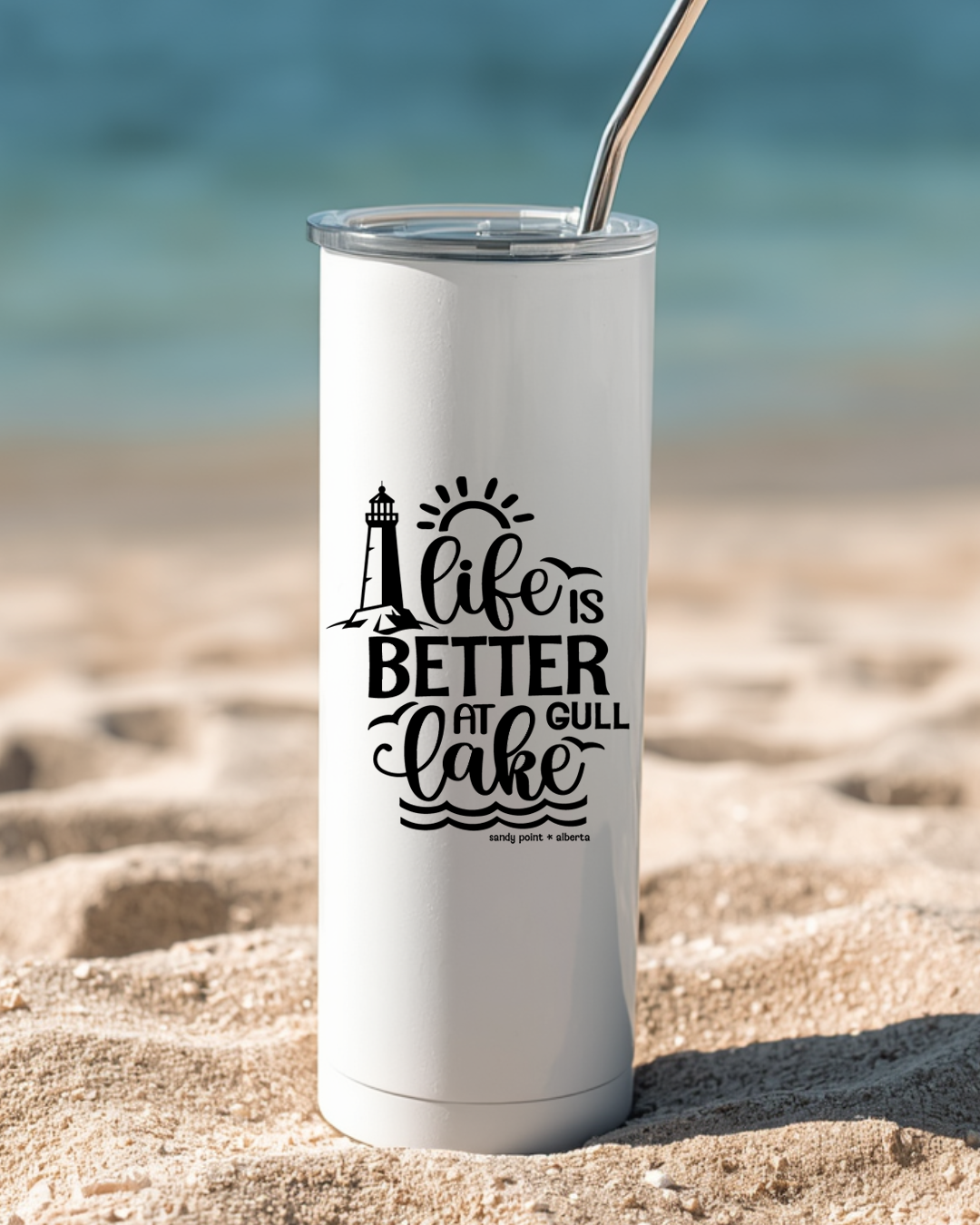 Life is Better at Gull Lake 20 oz Tumbler