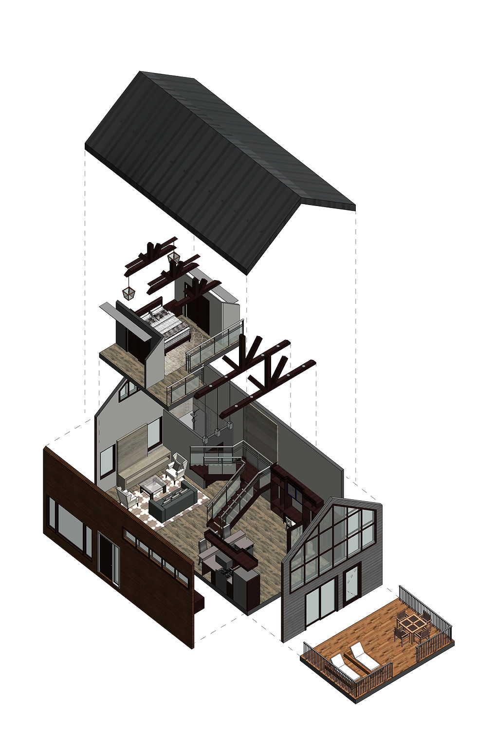 The Pursuit: Axonometric View