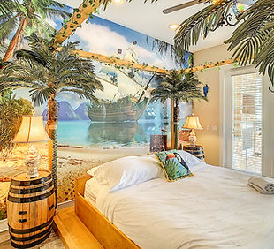Pirate and Princess House - Treasure Island Bedroom
