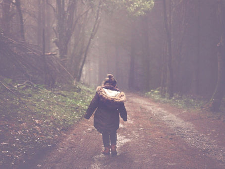 Sur le chemin.