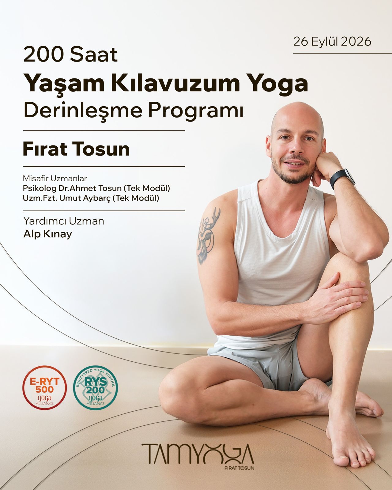 200 Saat Yaşam Kılavuzum Yoga Derinleşme Programı