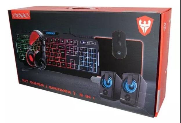 Miniatura: kit Gamer Speaker Satelite 5 In 1