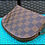 Thumbnail: LOUIS VUITTON DAMIER EBENE HALF ROUND COSMETIC POUCH