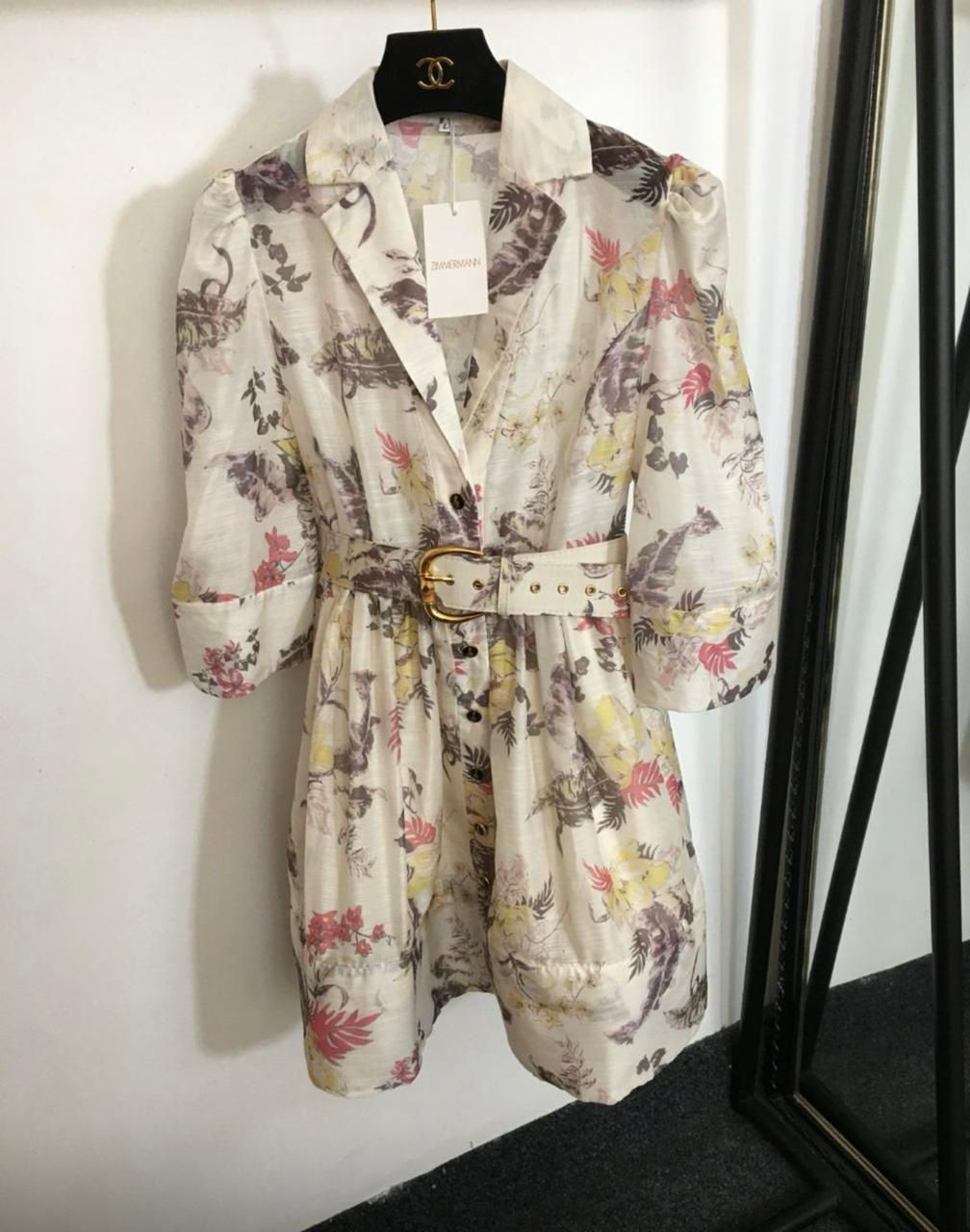 Camisa Tipo Vestido Con Cinturón