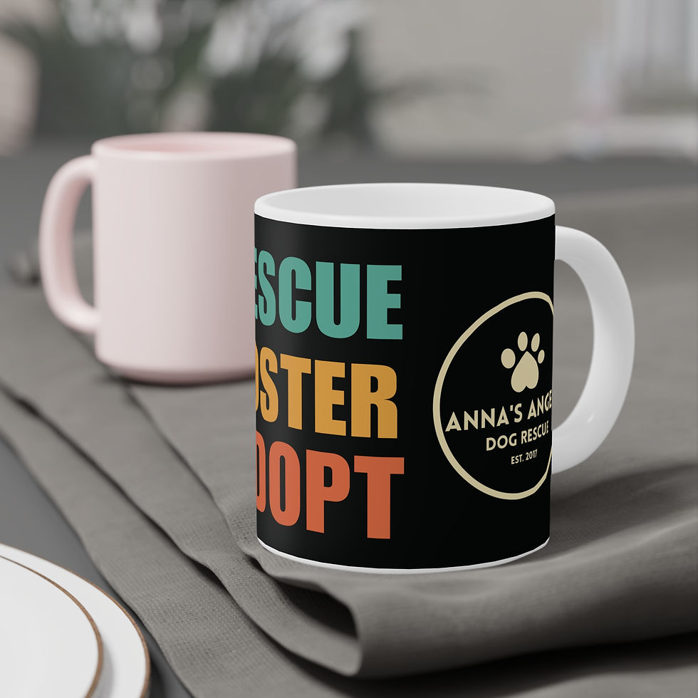 Thumbnail: Rescue, Foster, Adopt - Ceramic Mugs (11oz\15oz\20oz)