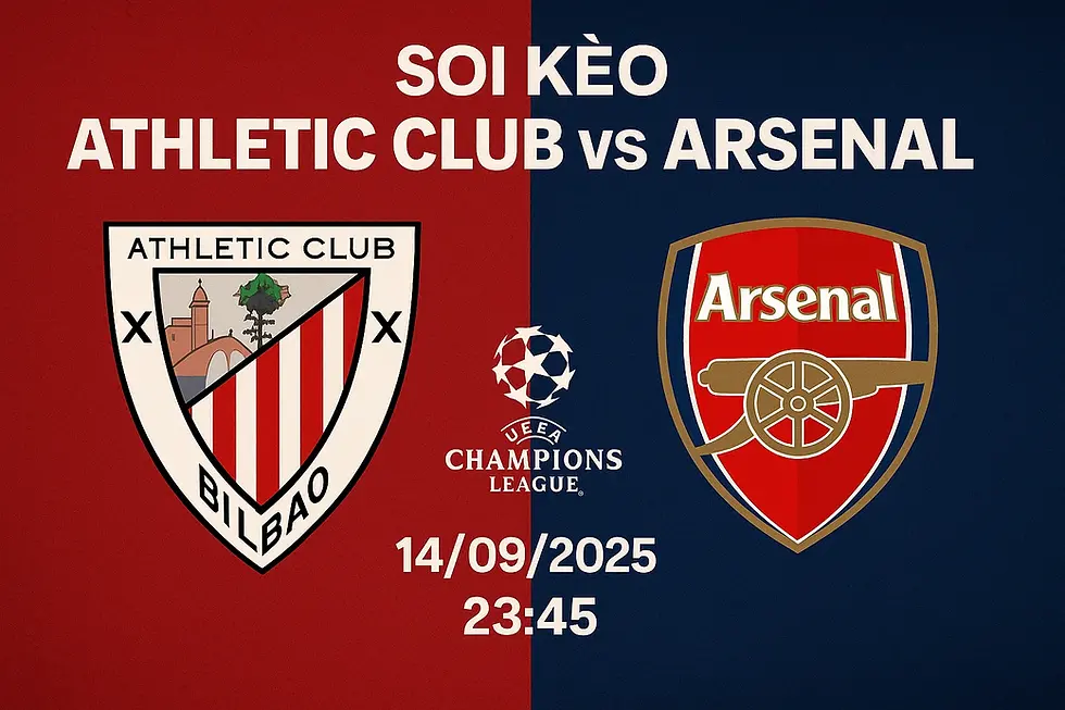 Soi Kèo Athletic Club vs Arsenal
