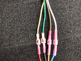 4 pin connector connected to cable
