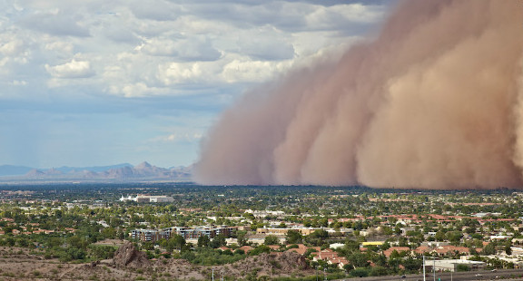 Haboob rolling scottsdale 