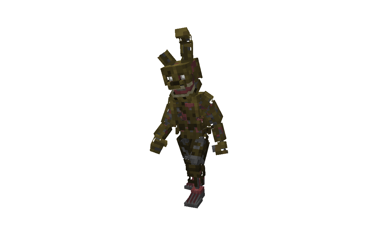 SpringTrap MC Walk Cycle
