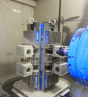 Best Tag: Horizontal machining center tombstone fixture with multiple stations for high-volume CNC production