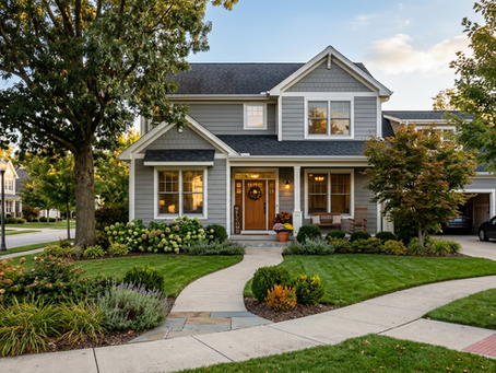 A beautiful, well-maintained suburban home