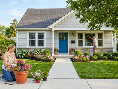 A beautiful suburban home with outstanding curb appeal
