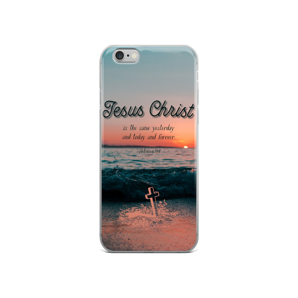 Miniatura: Vinilo o funda para iPhone Hebreos 13: 8