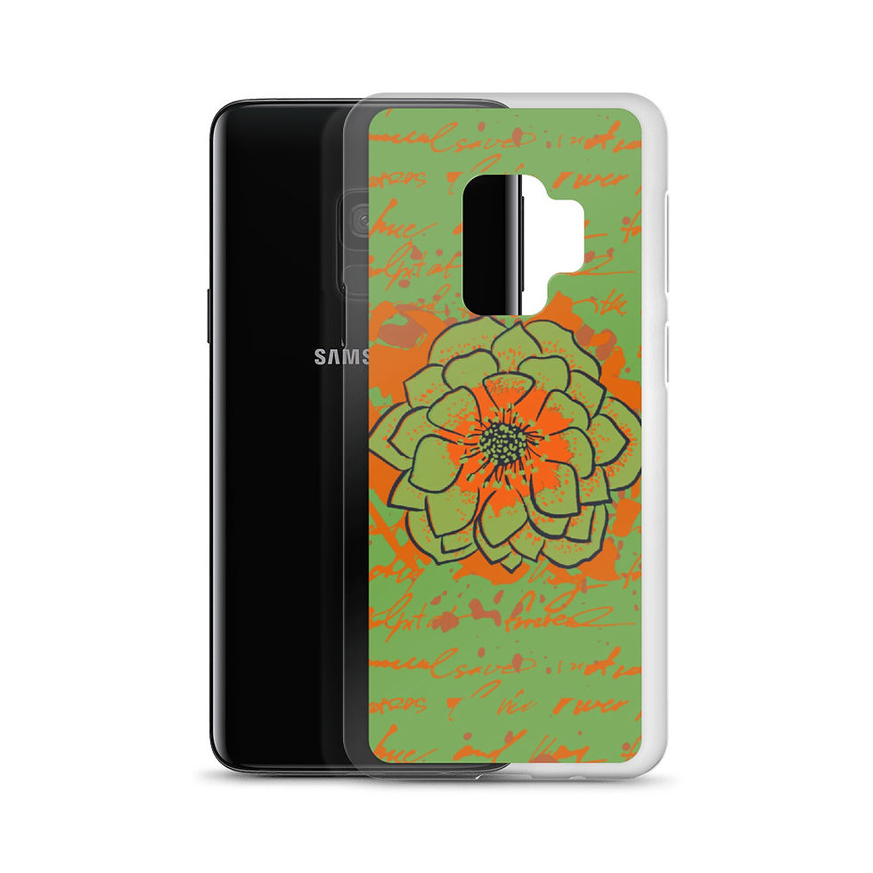 Miniatura: Vinilo o funda para Samsung Galaxy Scripted Flowers