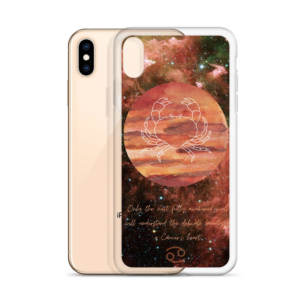 Miniatura: Vinilo o funda para iPhone Signo del zodiaco del cáncer