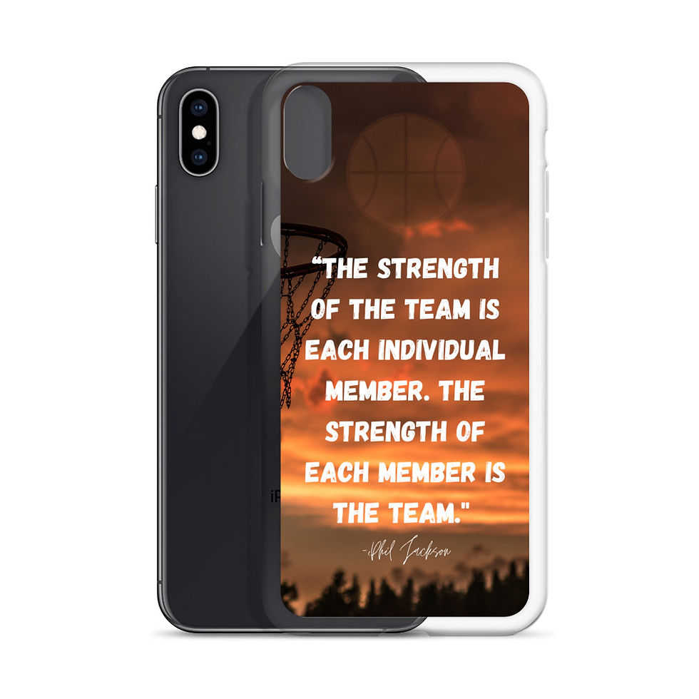 サムネイル： "Strength Of The Team" iPhone Case