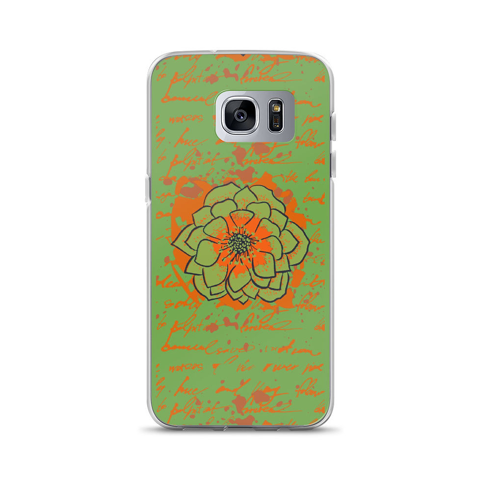 Thumbnail: Scripted Flowers Samsung Case