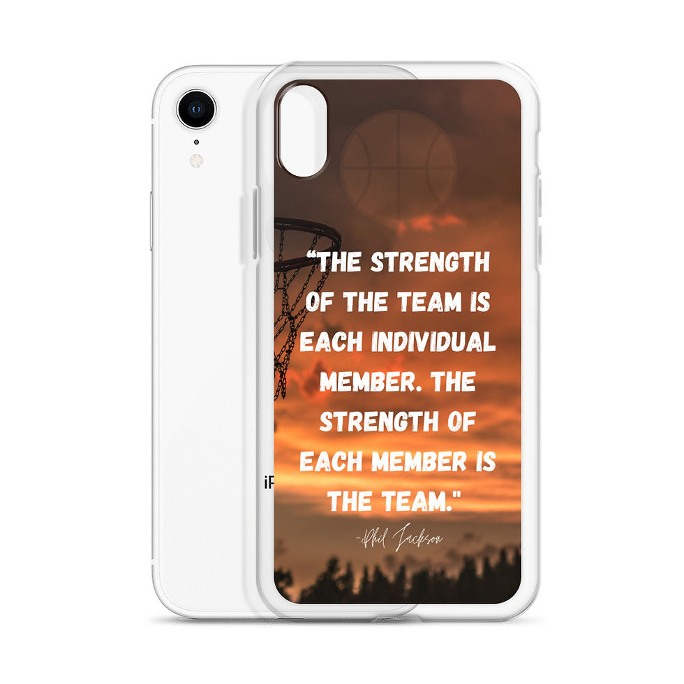 サムネイル： "Strength Of The Team" iPhone Case