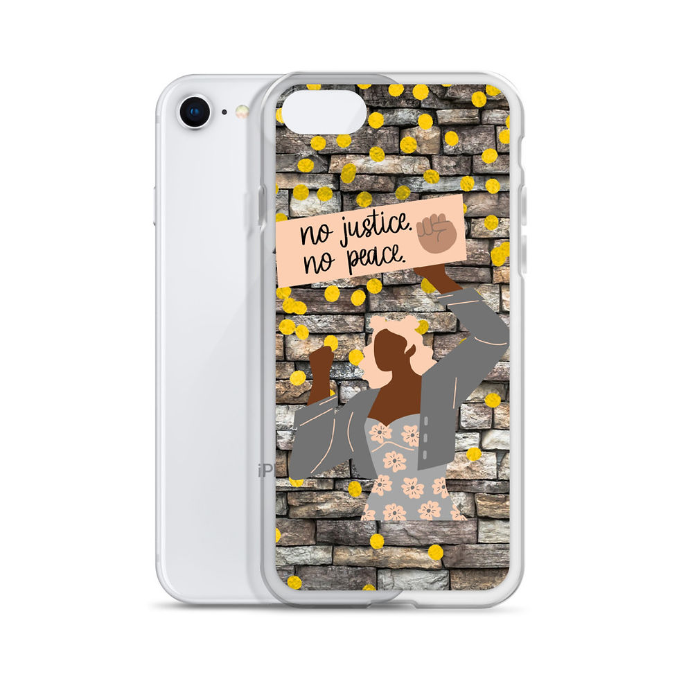 Miniatura: Vinilo o funda para iPhone "sin justicia no hay paz"