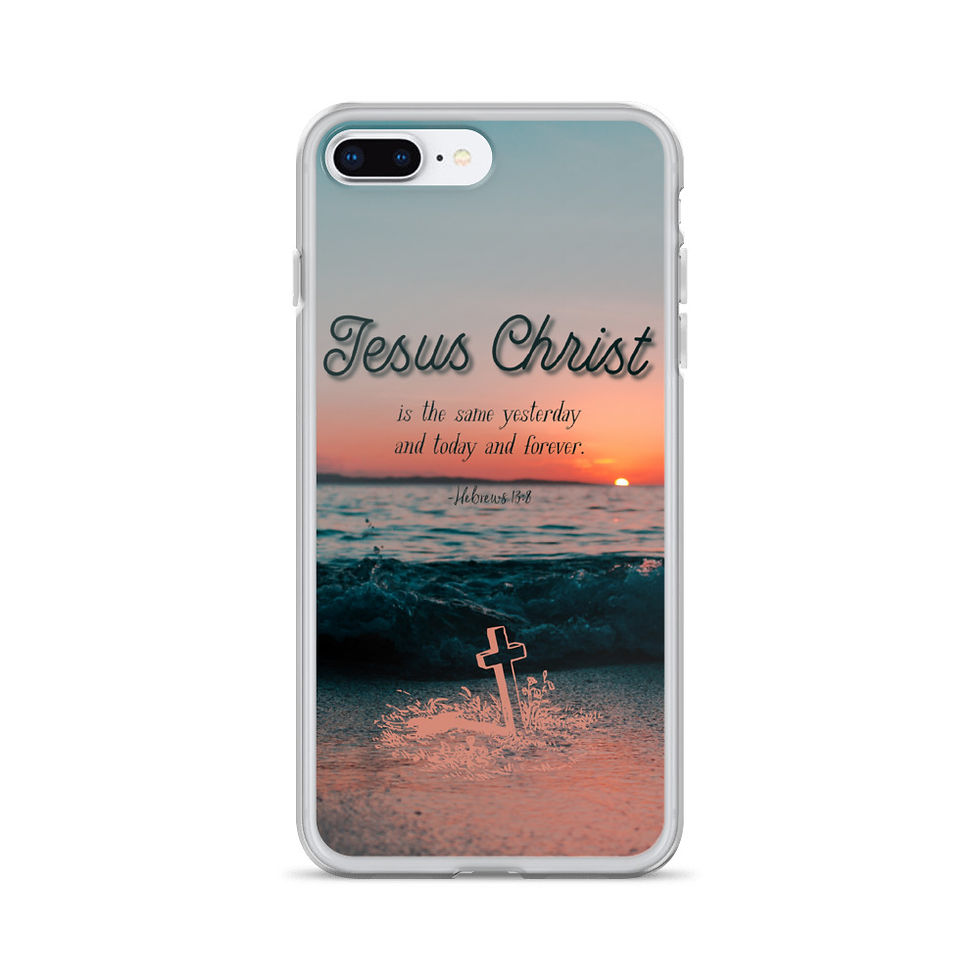 サムネイル： Hebrews 13:8 iPhone Case