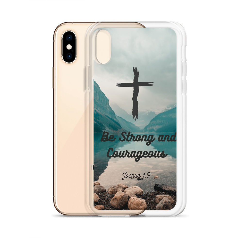 サムネイル： Joshua 1:9 iPhone Case
