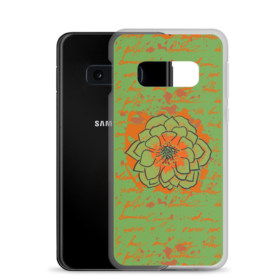 Thumbnail: Scripted Flowers Samsung Case