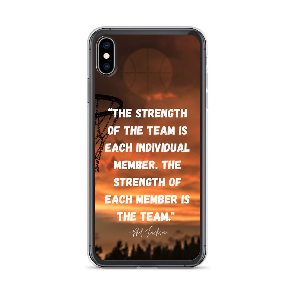 サムネイル： "Strength Of The Team" iPhone Case