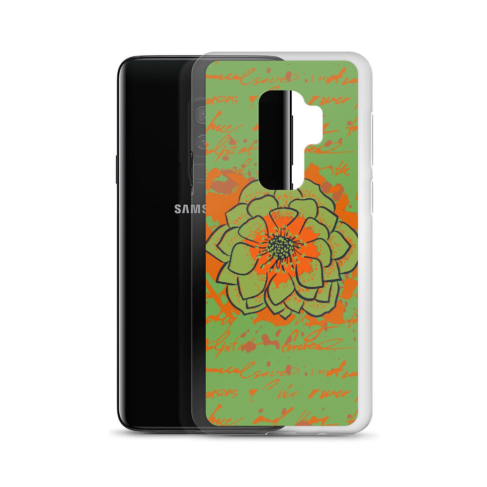 Miniatura: Vinilo o funda para Samsung Galaxy Scripted Flowers