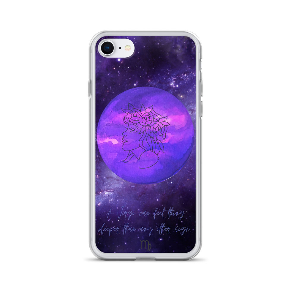 Thumbnail: Virgo Zodiac Sign iPhone Case