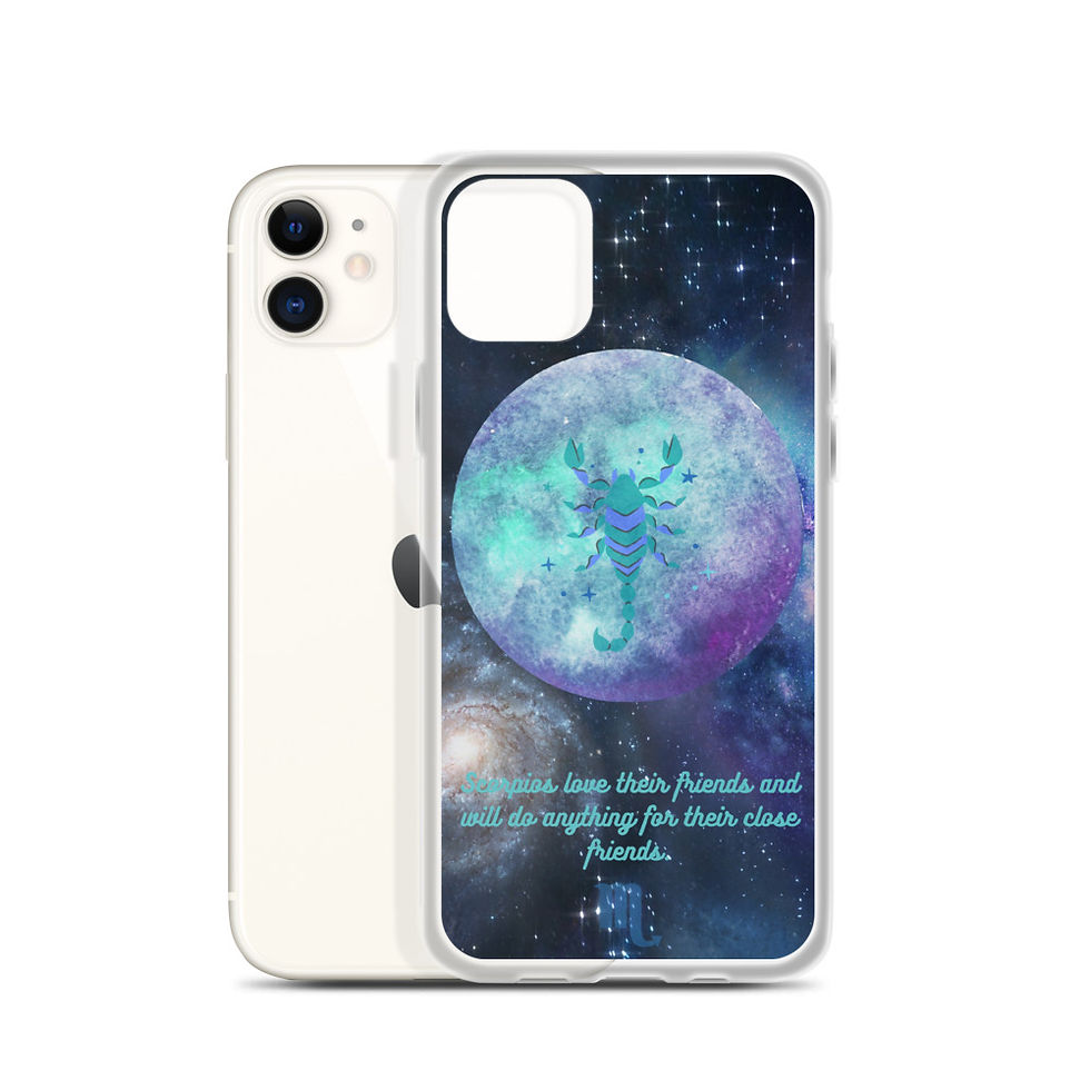 サムネイル： Scorpio Zodiac Sign iPhone Case