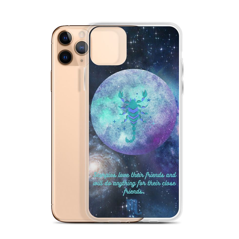 サムネイル： Scorpio Zodiac Sign iPhone Case