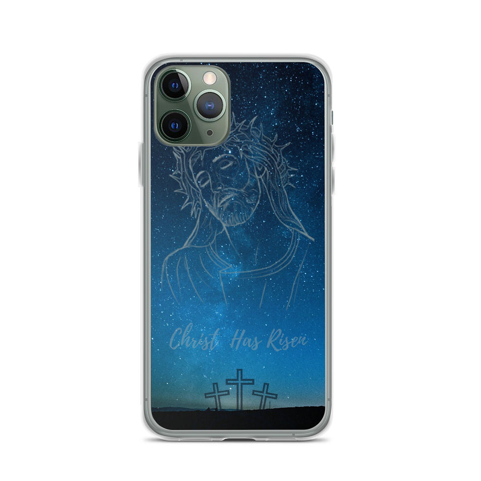 Miniatura:  "Christ Has Risen" iPhone Case