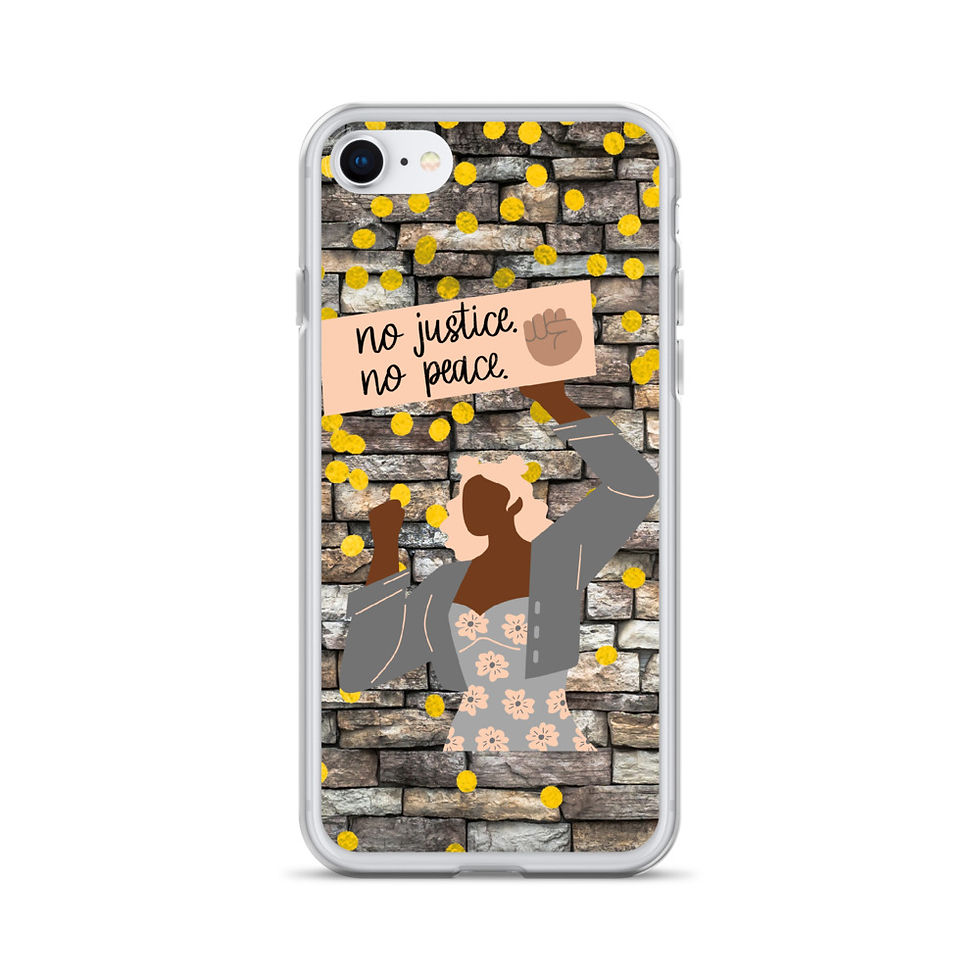 Miniatura: Vinilo o funda para iPhone "sin justicia no hay paz"