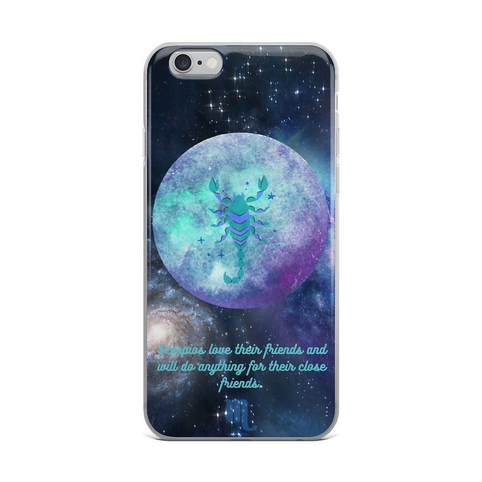 Miniatura: Vinilo o funda para iPhone Scorpio Zodiac Sign