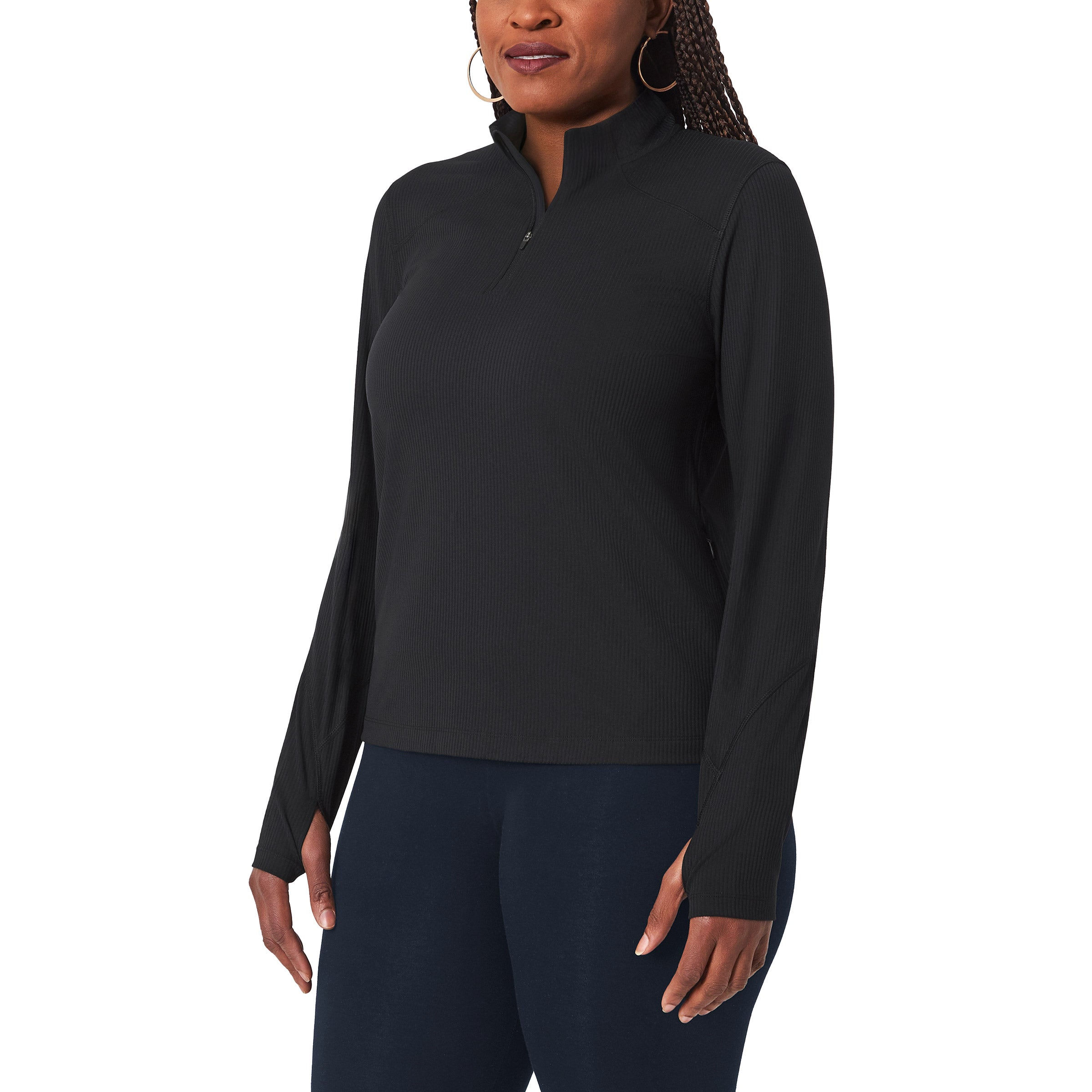 Pullover Mondetta Ribbed Quarter Zip
