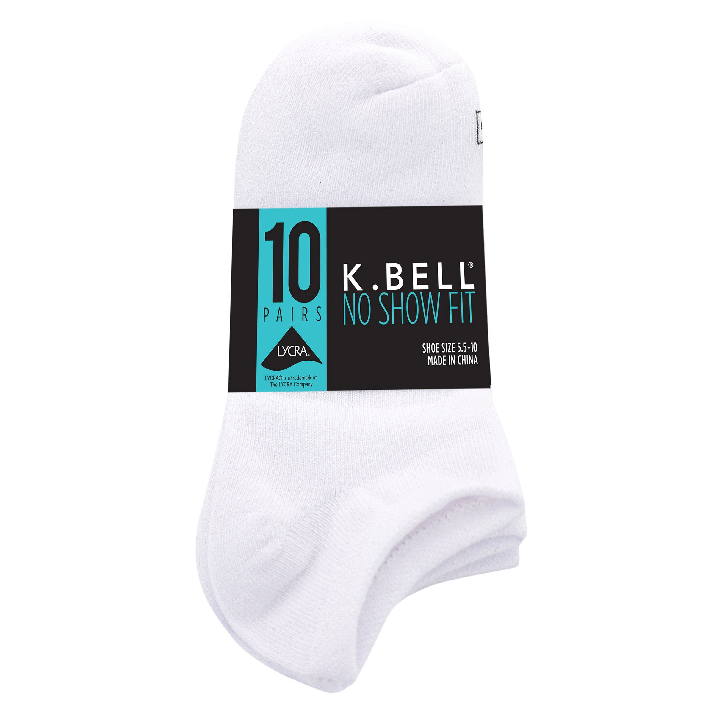 Medias No-Show K-Bell (10 Pares)