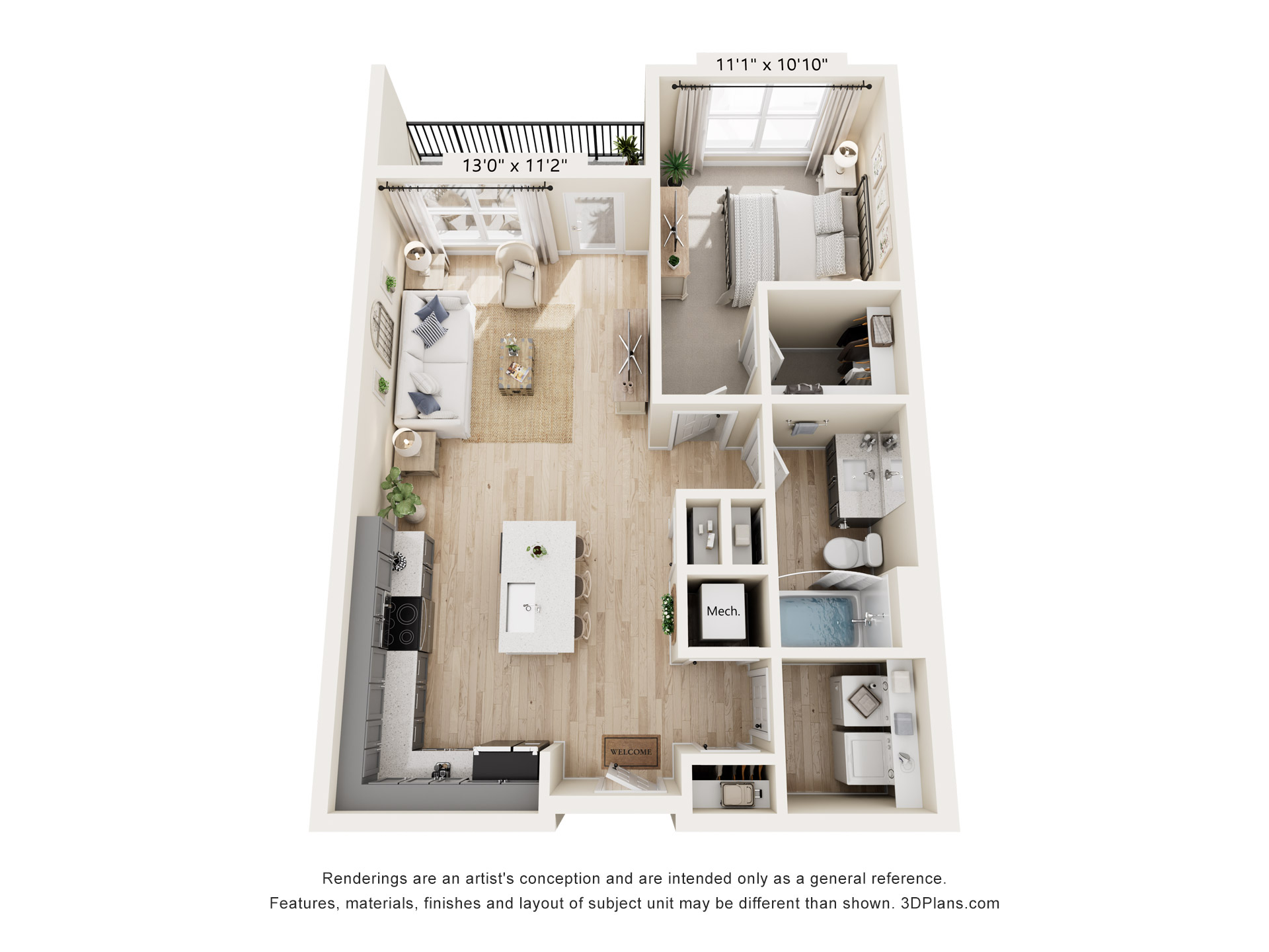 A1 floor plan