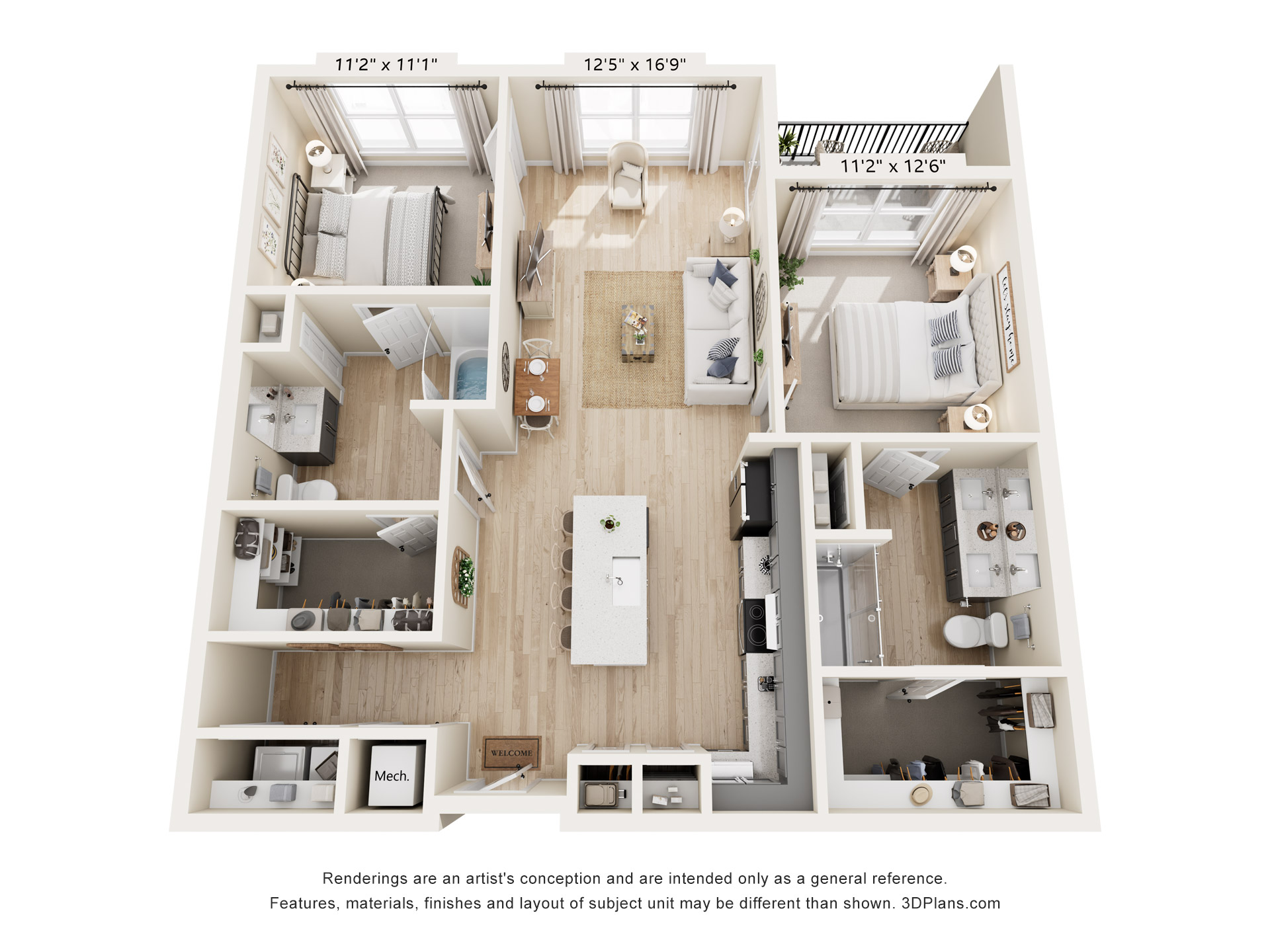 B2 floor plan