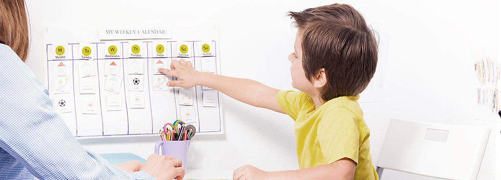 Child Pointing Calendar