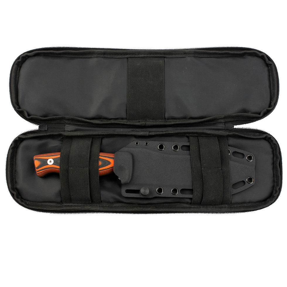 Thumbnail: 6" Fixed Blade Cerakote Field Grade Knife (Orange Black)