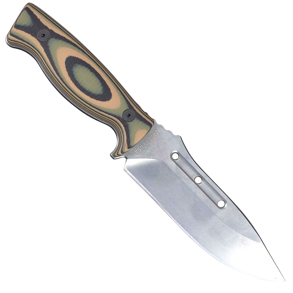 5" Fixed Blade AEB-L Stainless Steel Field Grade Knife (Mil Spec Camo)