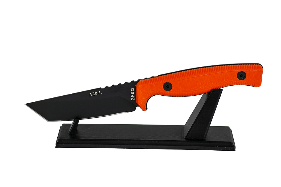 Thumbnail: 4" Zero Tanto Fixed Blade AEB-L Cerakote
